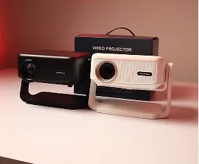Proyektor Cheerlux C6BWifi Mirroring Ke HP 3200 Lumens 1080P Terdapat Handle 360 Rotating — Elektronik & Smart Home Samarinda