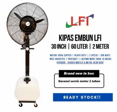 Jual Kipas Angin Embun Air 30 Inches - 60 L Misty Fan Di Samarinda