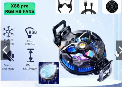 MAYY Radiator Fan Cooler X88 Pro Gaming Heatsink Mobile Phone Magnetic Original — Aksesoris HP & Kamera Samarinda