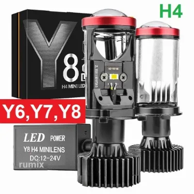 Jual Mini Projie Y6D Y7D Y8D Lampu LED Super Terang Y11 H4 5080120150W Di Samarinda