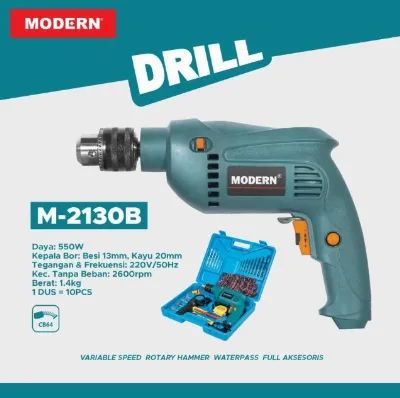 Paket Mesin Bor Listrik Modern M-2130 — Mesin Bor Listrik Samarinda
