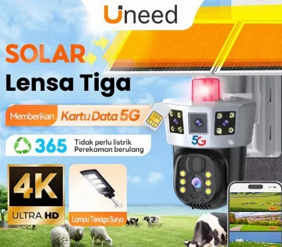 Jual Solar CCTV Outdoor Low Power Battery Panel Surya Tenaga Matahar Di Samarinda