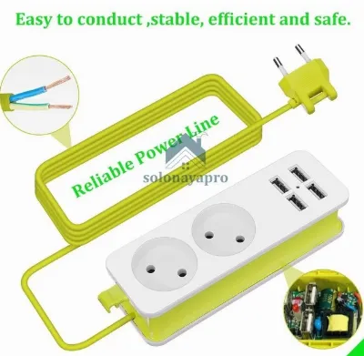 Portable Stop Kontak Travel Colokan Listrik Traveling — Elektronik & Smart Home Samarinda