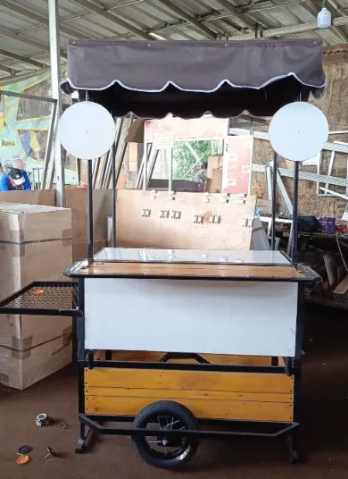 Booth Portable Praktis dengan Roda — Troli & Niaga Samarinda