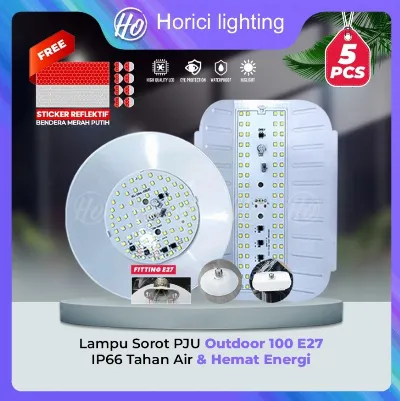 Jual Lampu Jalan Bulat Panjang Sorot Outdoor Penerangan 100Watt Horici Di Samarinda