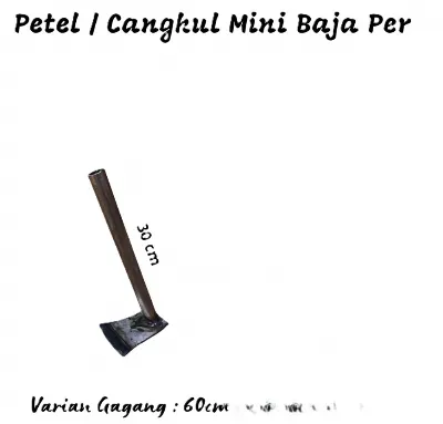 Cangkul Mini Full Besi Bahan Baja Per Ukuran 30 — Potong Rumput & Berkebun Samarinda