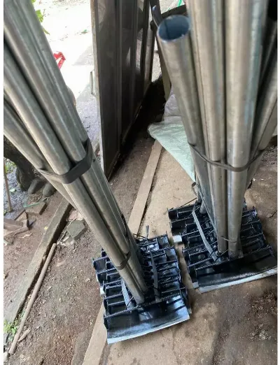 Cangkul Rumput  Cangkul Gulma Gagang 1 Meter Bahan baja Gergaji Selendang - Garukan Rumputan — Potong Rumput & Berkebun Samarinda