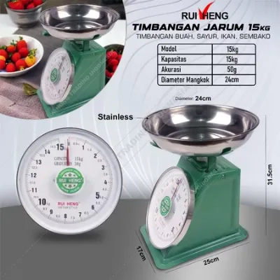Timbangan Jarum Manual Timbangan 15Kg — Troli & Niaga Samarinda