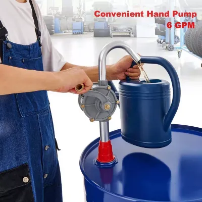 Pompa Oli Engkol Drum Rotary Oil Manual Putar Pompa Drum — Genset & Pompa Air Samarinda