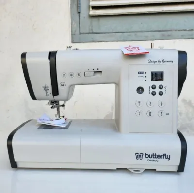 Mesin Jahit Portable Merk BUTTERFLY JD1080Q — Mesin Jahit & Garmen Samarinda