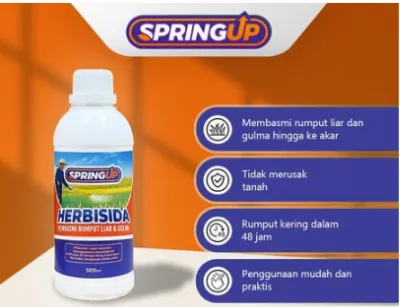 Pembasmi Rumput Liar & Gulma Herbisida by SPRING UP — Potong Rumput & Berkebun Samarinda