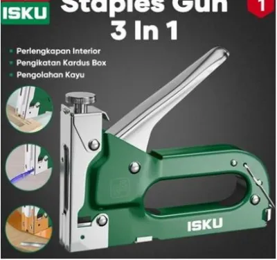 ISKU Staples Tembak 3 in 1 Heavy Duty