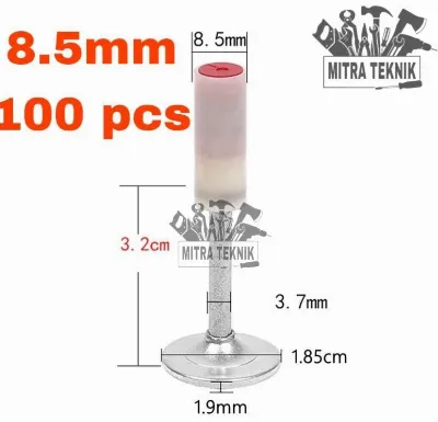Paku Ramset 8.5mm x 32mm Isi Ulang Paku Beton Stampset Paku Ramset Washer Mini Besar Boset 100pcs — Ramset Samarinda