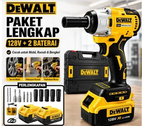 Jual Impact Baterai 1300N.M 2 Baterai DeWalt Di Samarinda — Lapak Perkakas