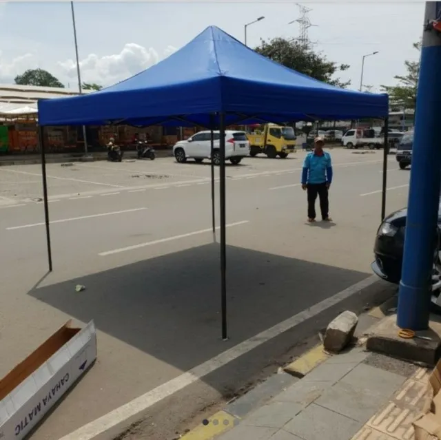 Jual Tenda Lipat 3x3 Besi 0.8mm Di Samarinda — Lapak Perkakas