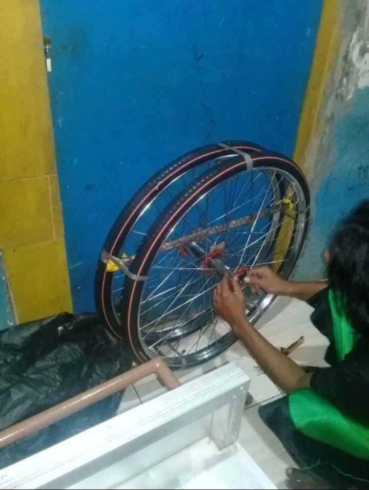Jual Roda Gerobak Becak Biasa Ring 28 - Ban Swallow As 50cm Di Samarinda — Lapak Perkakas