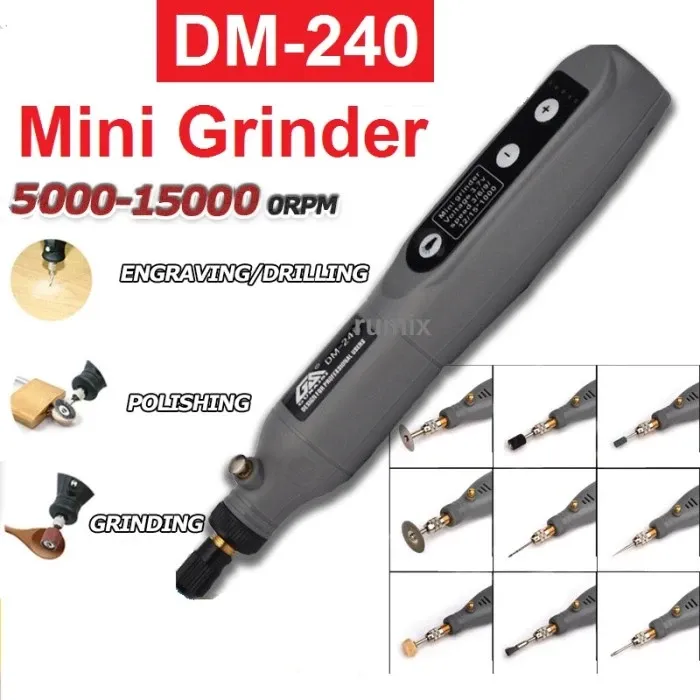 Jual Grinder Mini Baterai 3 Kecepatan Set Di Samarinda — Lapak Perkakas