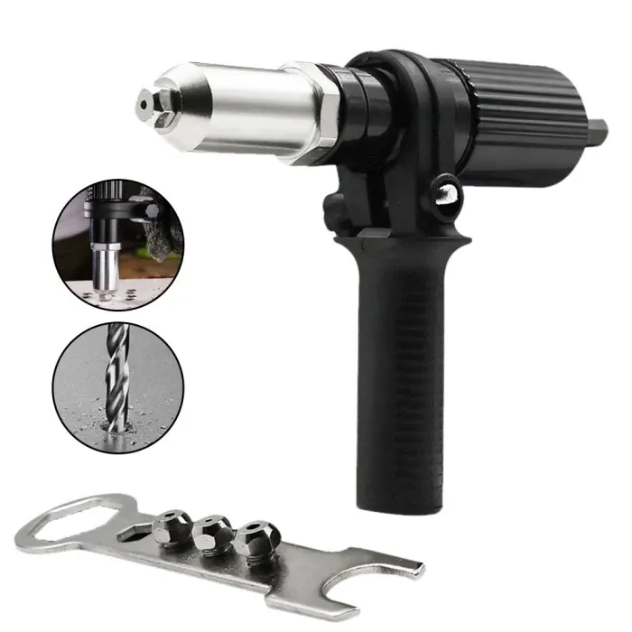 Jual Alat Rivet Tang Rivet Ripet Sambung Konverter Bor Rivet Gun Adapter - Hitam Di Samarinda — Lapak Perkakas