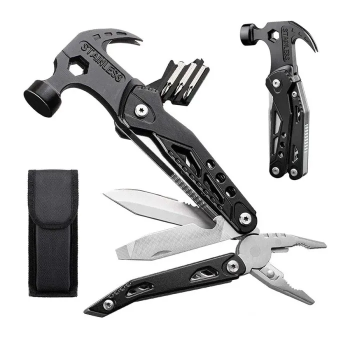 Jual Palu Tang Lipat Multifunctional EDC Axe Hammer Survival Tools Multitoo Di Samarinda — Lapak Perkakas