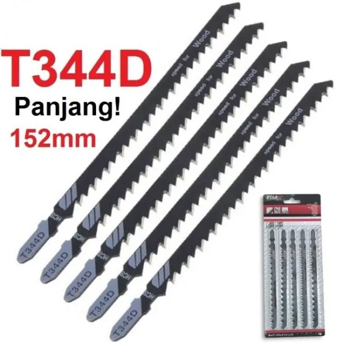 Jual T344D Mata Jig Saw Mata Gergaji Panjang 13cm Jigsaw Hcs Reciprocating Di Samarinda — Lapak Perkakas