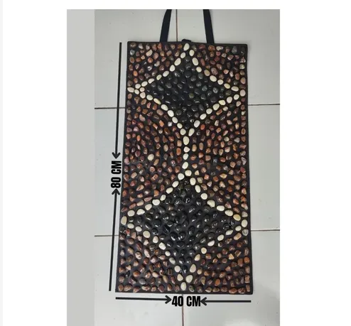 Jual Karpet terapi kaki batu alam asli refleksi kaki akupuntur reumatik encok 80x40 cm Di Samarinda — Lapak Perkakas