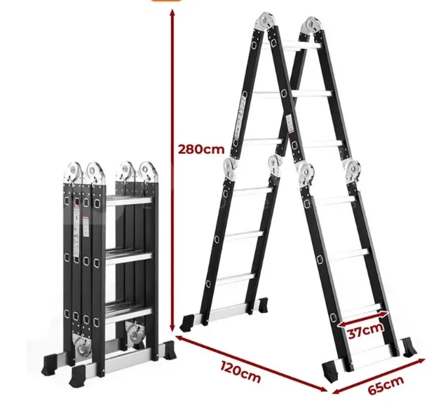 Jual Tangga Lipat Aluminium Tangga Multipurpose Tangga Lipat Tangga Homedoki 5.8M Di Samarinda — Lapak Perkakas
