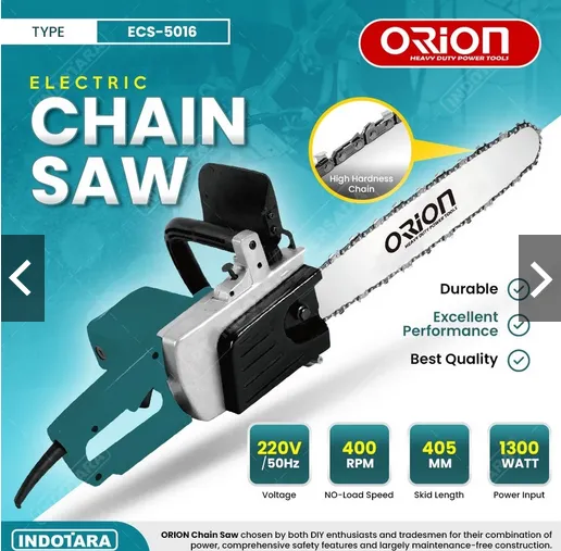 Jual Gergaji Mesin Chainsaw Listrik Potong Kayu ECS-5016 Di Samarinda — Lapak Perkakas