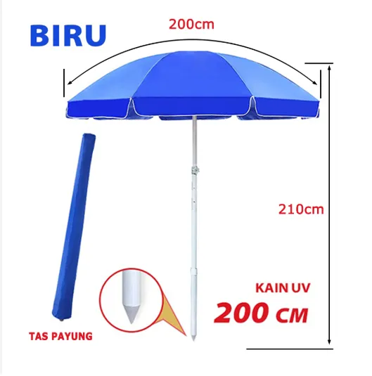 Jual Payung Tenda - Payung Pantai - Payung Taman Uk 200cm Di Samarinda — Lapak Perkakas