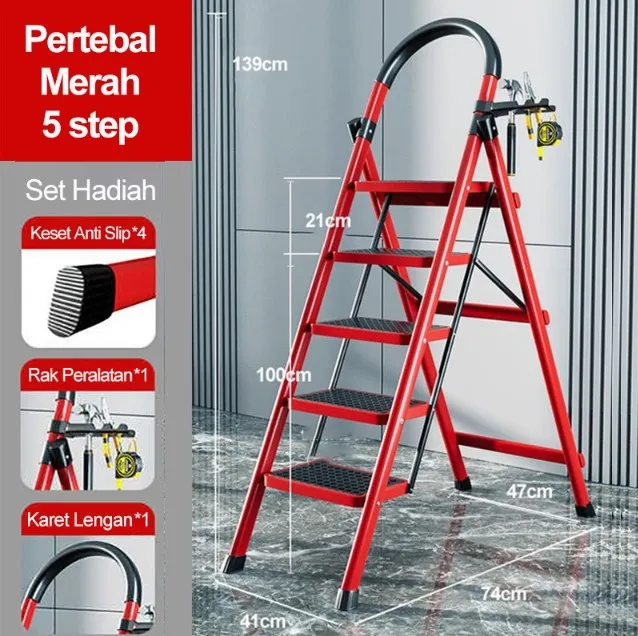 Jual 5 Step Tangga Lipat Multifungsi Di Samarinda — Lapak Perkakas