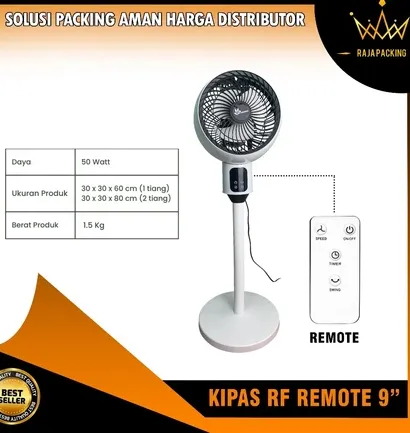 Jual Miyoshi - Kipas Angin Berdiri 9 Inchi + Remote | Tinggi 80cm | Rotation Fan 50W Di Samarinda — Lapak Perkakas