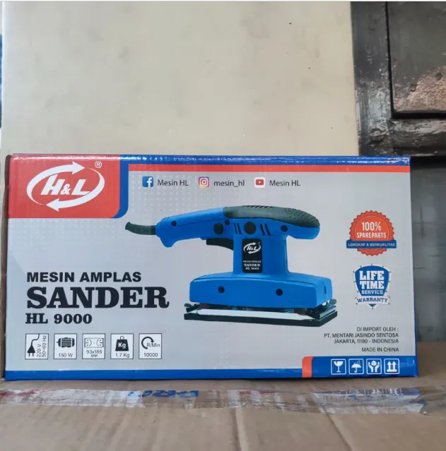 Jual HnL Mesin Amplas Sander Kayu HL9000 Di Samarinda — Lapak Perkakas