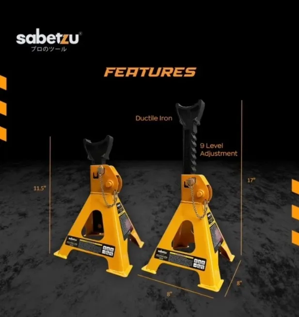 Jual Jack stand double lock tahanan dongkrak mobil  3 ton Di Samarinda — Lapak Perkakas