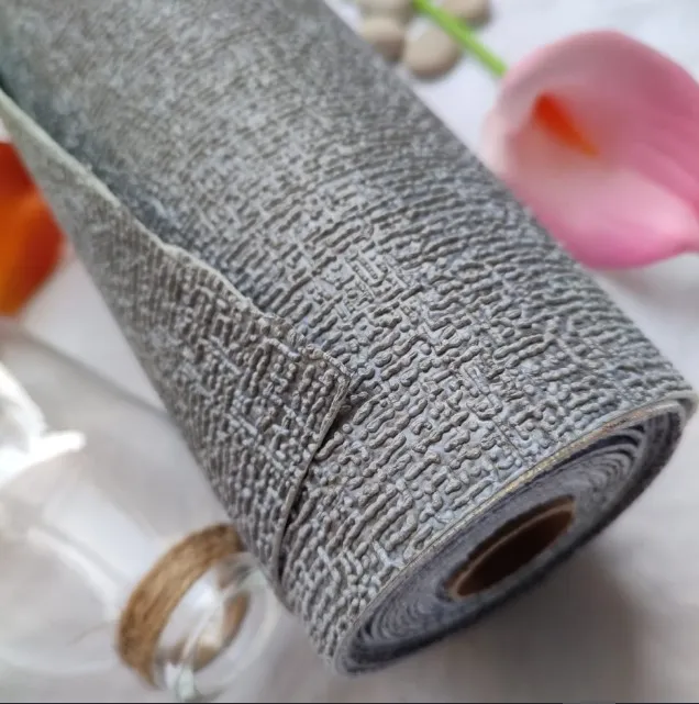 Jual Wallpaper Stiker Roll Foam Linen Di Samarinda — Lapak Perkakas