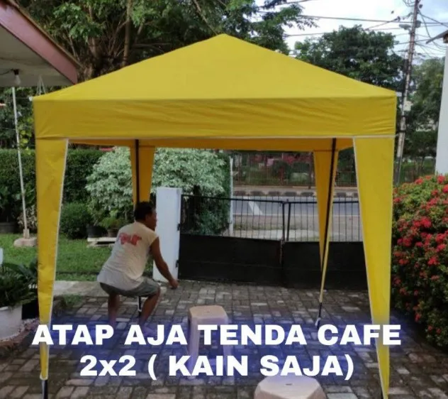Jual Cover Atap Tenda Piramid 2x2 - Tidak Termasuk Rangka Di Samarinda — Lapak Perkakas