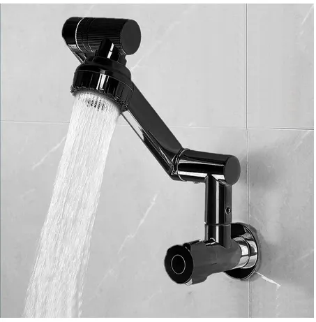 Jual Rotasi 1080Â° kran angsa wastafel cuci piring kran wastafel cuci piring Kran Cuci Piring Tembok 2 mode Kran Air -Horisontal Di Samarinda — Lapak Perkakas
