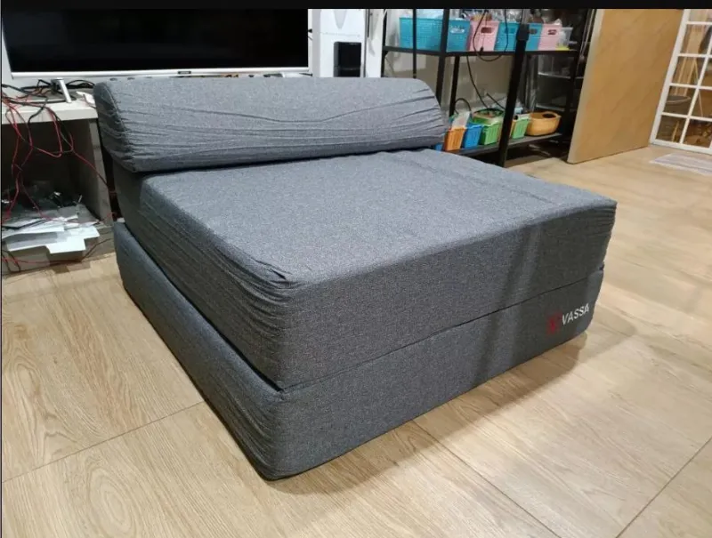 Jual Sofabed Trifold Vassa / Sofabed 2 in 1 Minimalis - 80x180 Di Samarinda — Lapak Perkakas