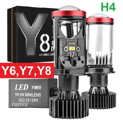 Jual Mini Projie Y6D Y7D Y8D Lampu LED Super Terang Y11 H4 5080120150W Di Samarinda — Lapak Perkakas
