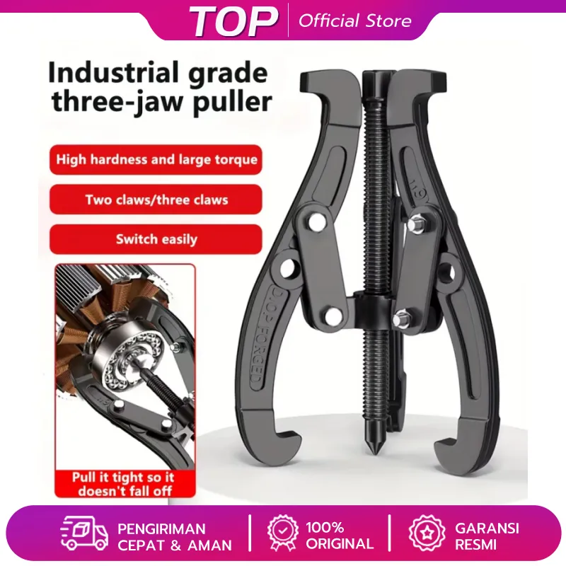 Jual Treker 3 Kaki 6" Inch Traker - Alat Melepas Bearing,alat pencabut bearing laher  6 inci 150mm Di Samarinda — Lapak Perkakas