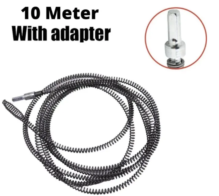 Jual Kawat pembersih saluran pipa adaptor bor 10M Di Samarinda — Lapak Perkakas