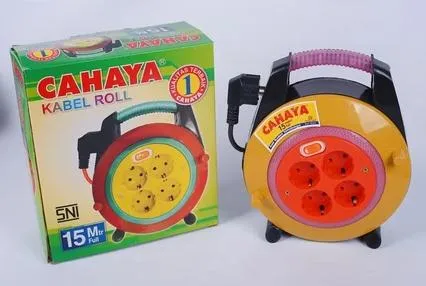 Jual Stop Kontak Kabel Roll 4 Lulang 15M Dengan Switch Di Samarinda — Lapak Perkakas