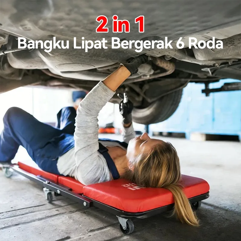Jual CHIGE Mechanic Creeper Alas Mekanik Trolley Bengkel Tatakan Montir Perbaikan Mobil — Model standar,Hitam Di Samarinda — Lapak Perkakas
