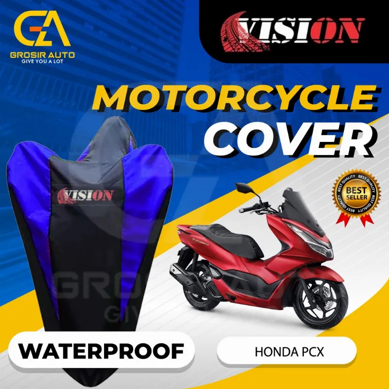 Jual Sarung Motor Anti air Vision / Cover Selimut Penutup Sarung Mantel INDOOR OUTDOOR — Biru XL Di Samarinda — Lapak Perkakas